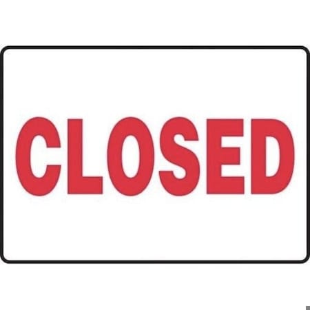 Accuform Closed, Plastic, 14 in x 20 in, Mounting Holes MADM546VP